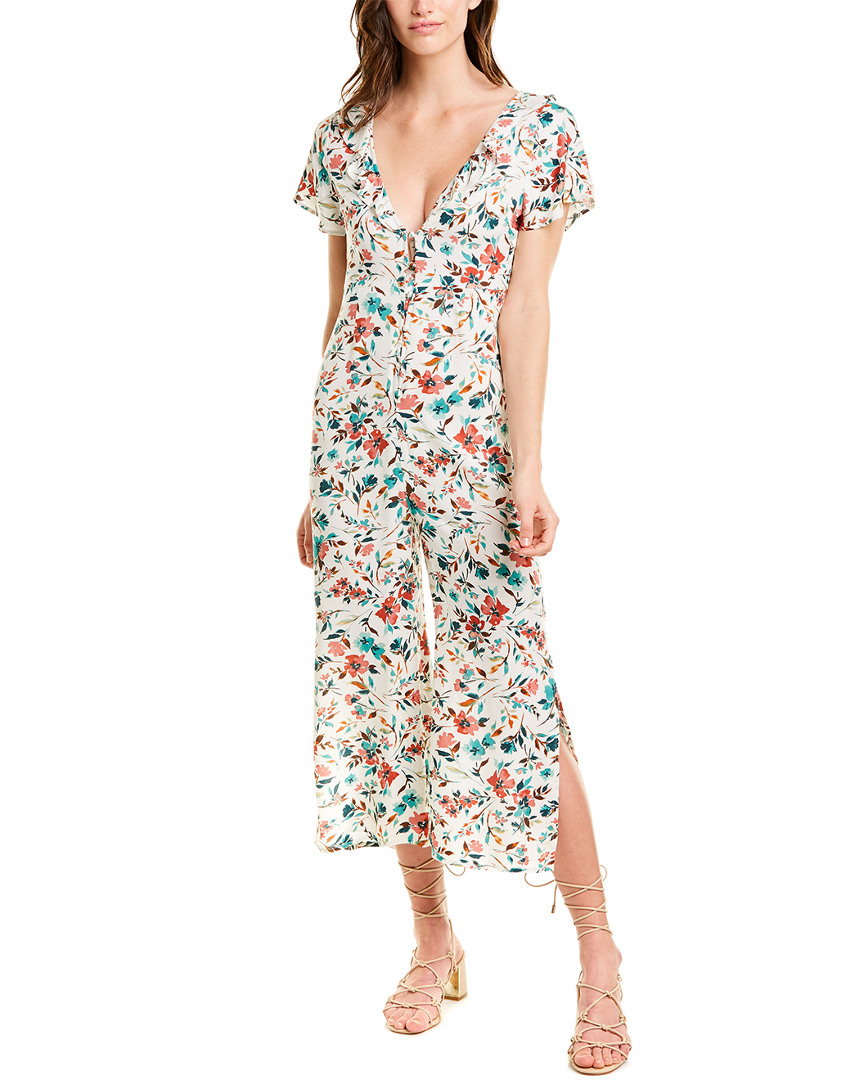 Image of Saltwater Luxe Button-Front Jumpsuit