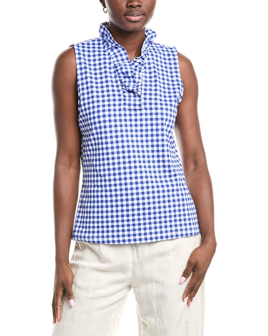 J.mclaughlin J. Mclaughlin Durham Catalina Cloth Top In Blue