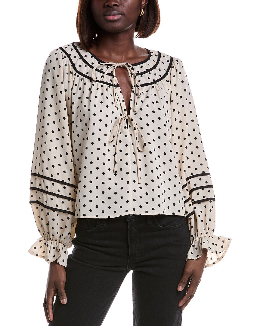 Luxe Always Blouse In Beige