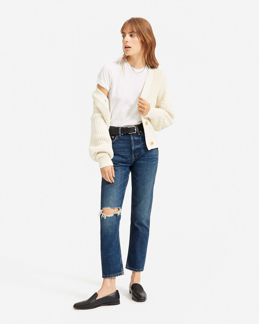 Everlane The 90's Cheeky Jean In Blue