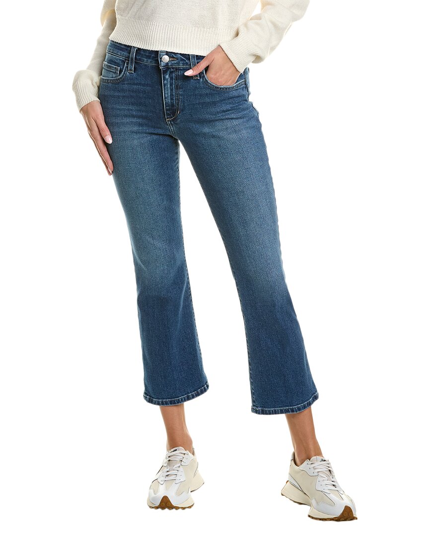 Shop Joe's Jeans Mid-rise Tulip Crop Boot Cut Jean In Blue