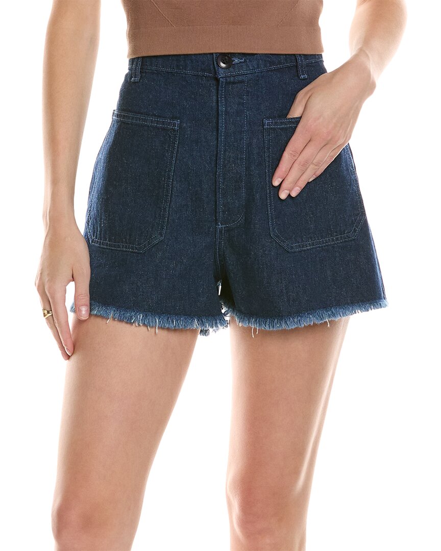 Shop The Great The Sailor Rinse Wash Short In Blue