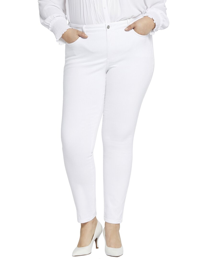 Nydj Plus Alina Optic White Legging Jean