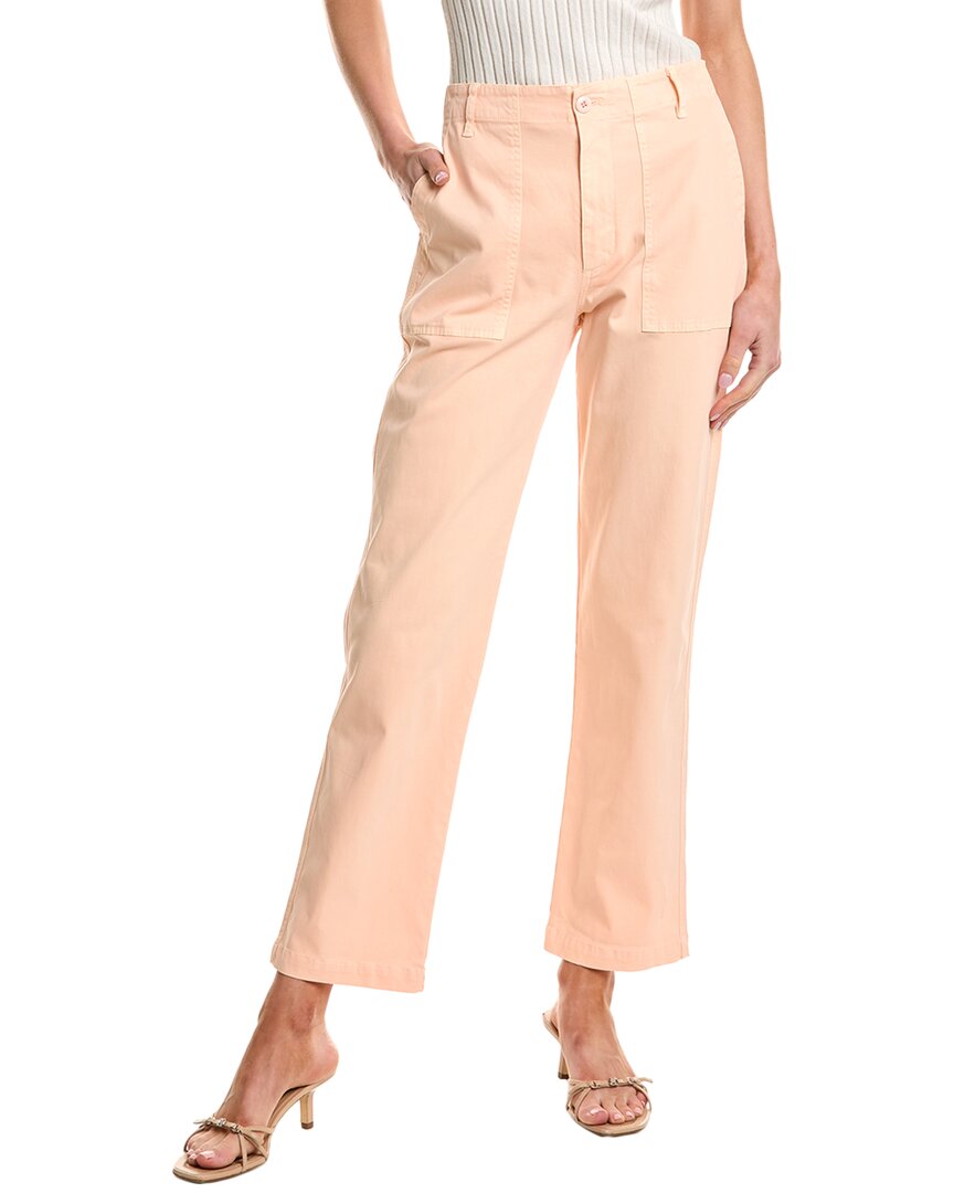 Kule City Pant Shell Straight Leg Jean In Orange