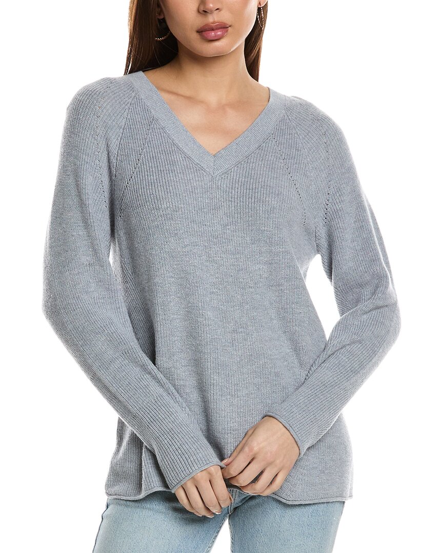 Nic + Zoe Nic+zoe Cashmere-blend V-neck Sweater