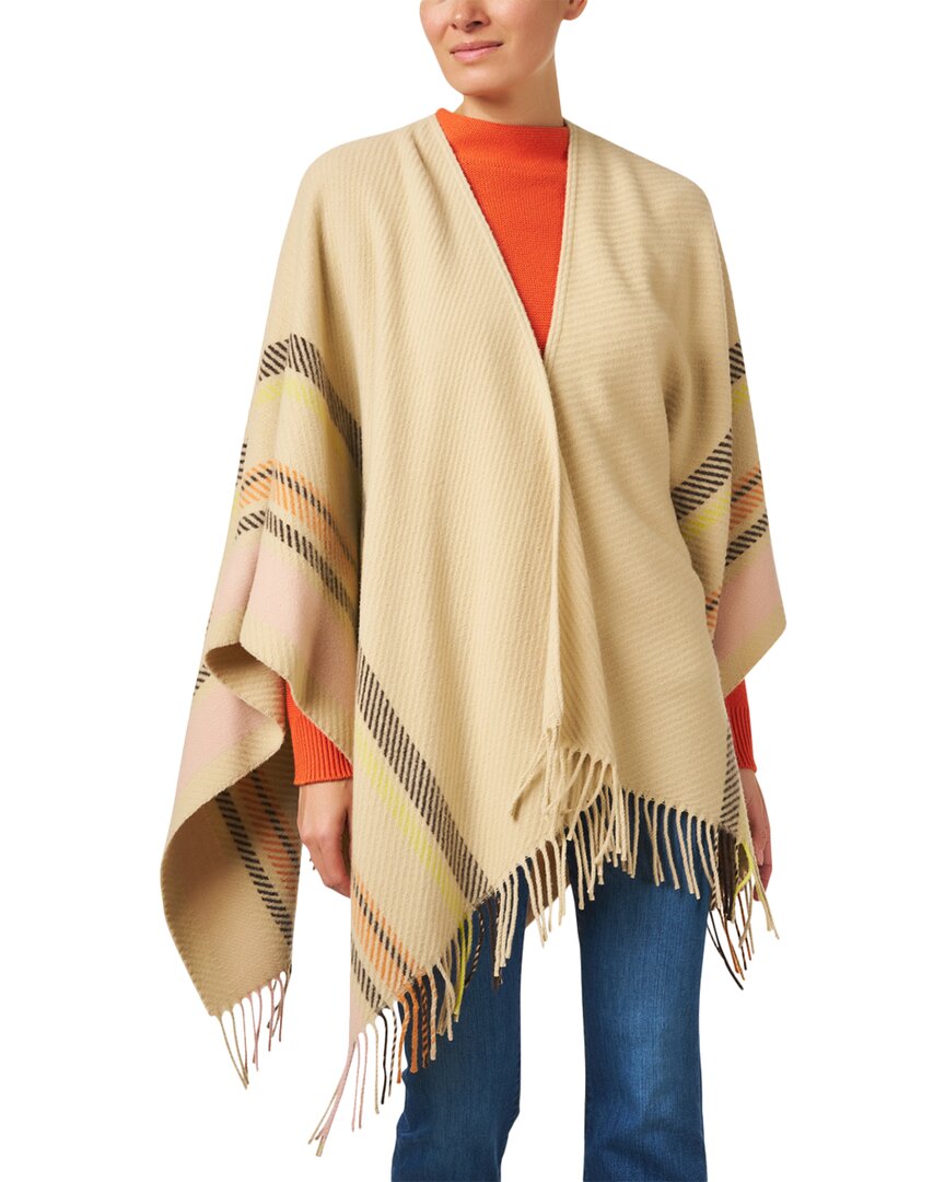 MARC CAIN MARC CAIN FRINGE WOOL-BLEND CAPE