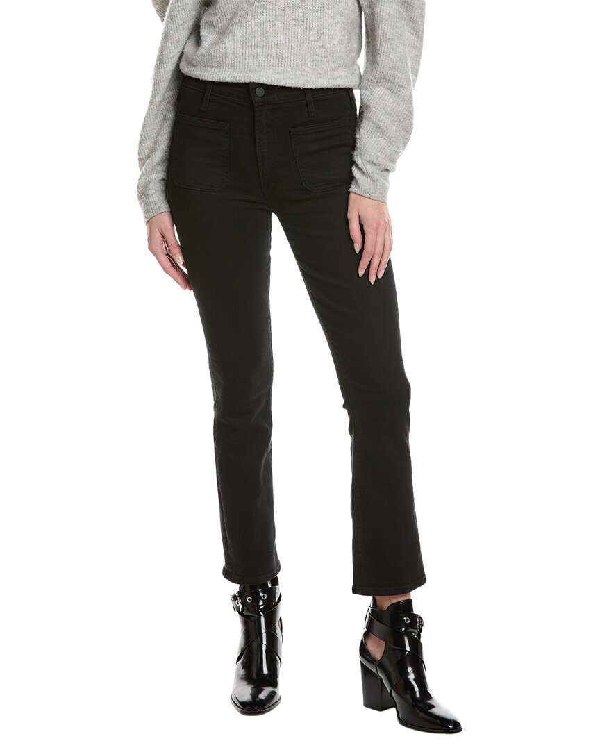 Shop Mother The Patch Pocket Pitch Insider Ankle Jean In Black