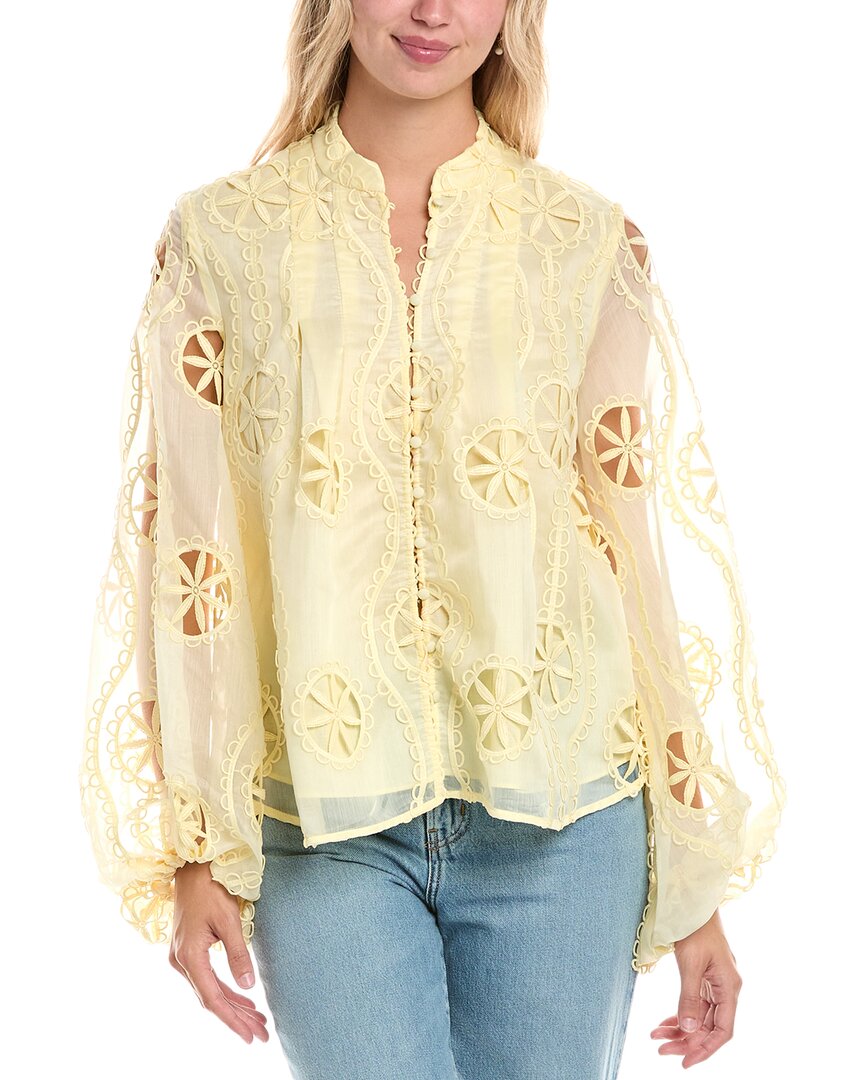 Bardot Lace Long Sleeve Blouse