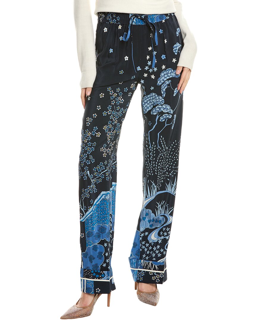 Red Valentino Pants In Blue