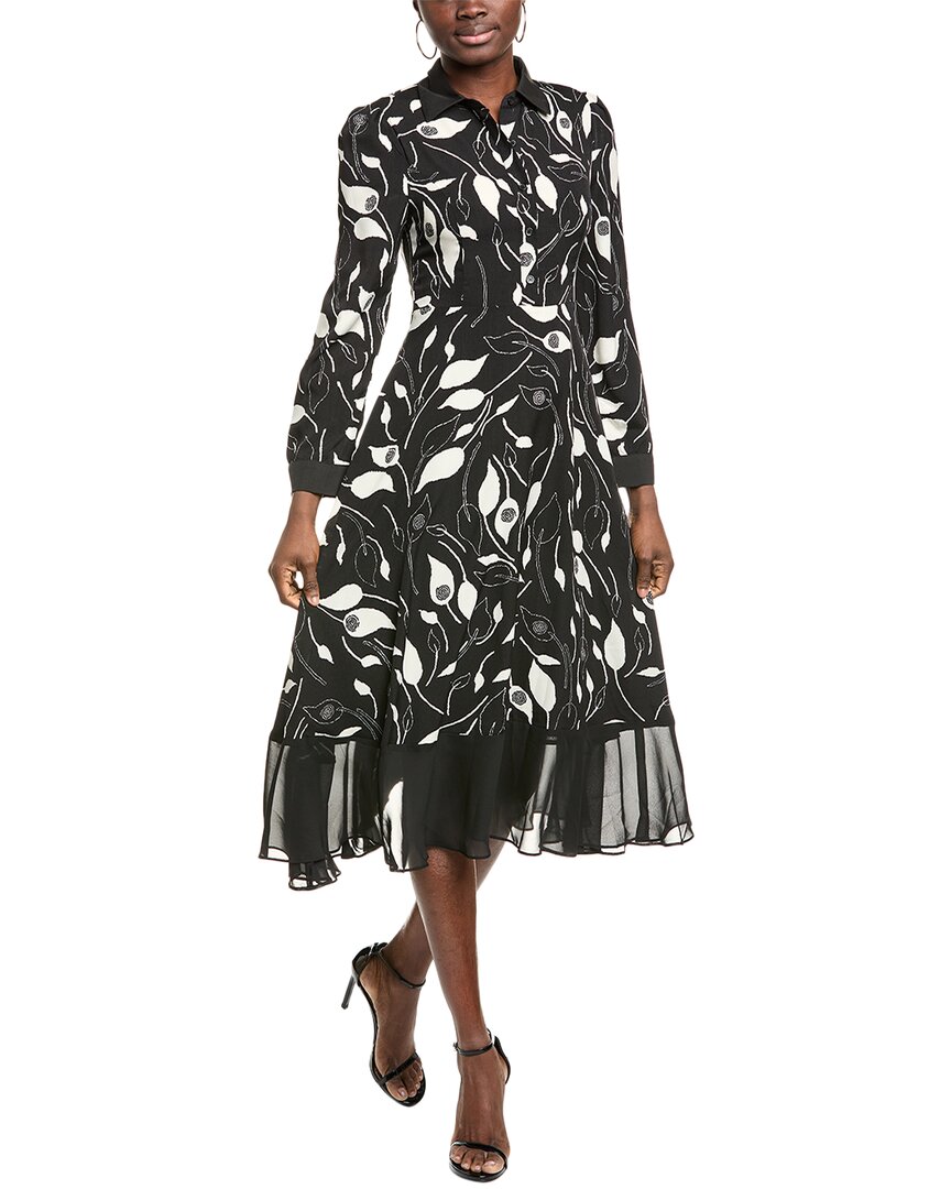 GRACIA GRACIA BUTTON FRONT MIDI DRESS