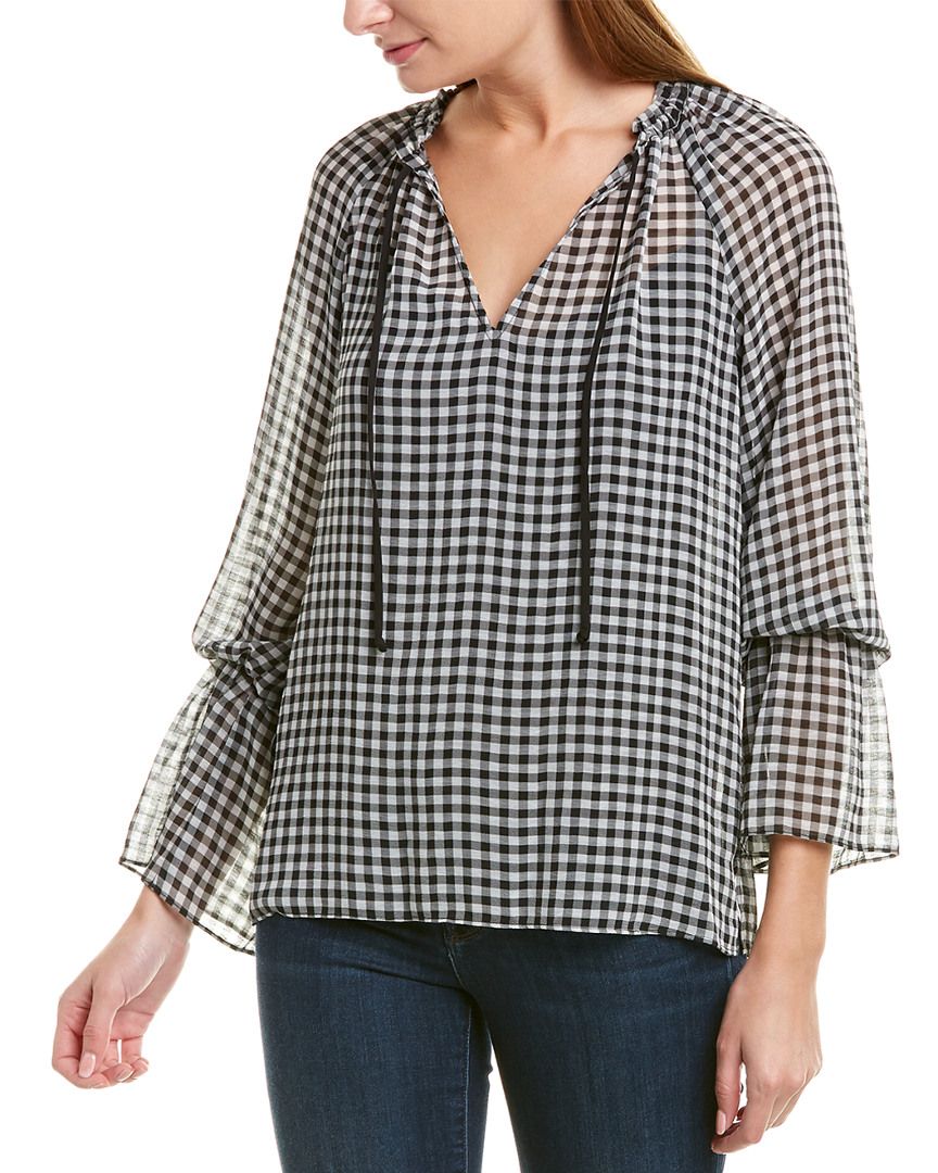 Image of Bailey Cream Puff Gingham Top