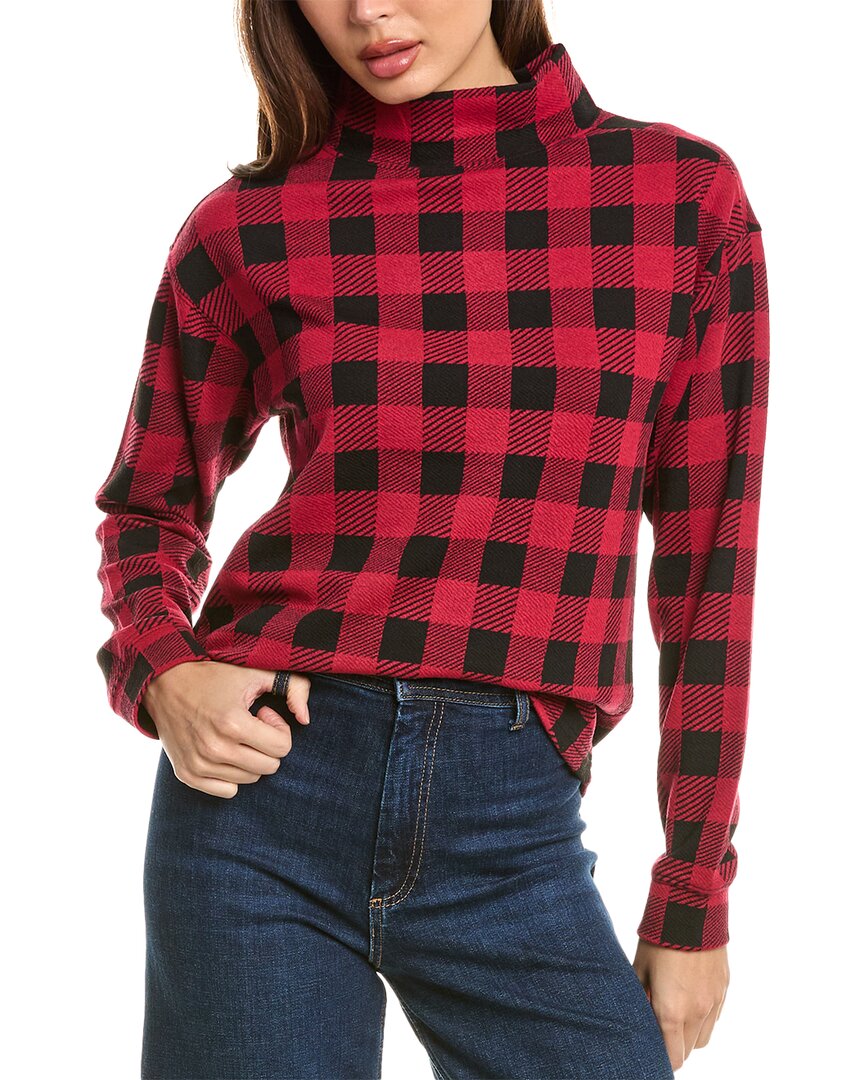 BEACHLUNCHLOUNGE BEACHLUNCHLOUNGE TAMERON PLAID SWEATER