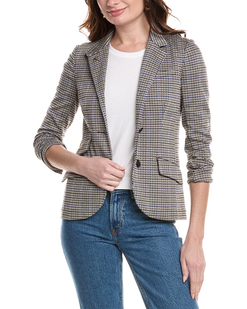 Rag & Bone Slade Plaid Blazer In Blue
