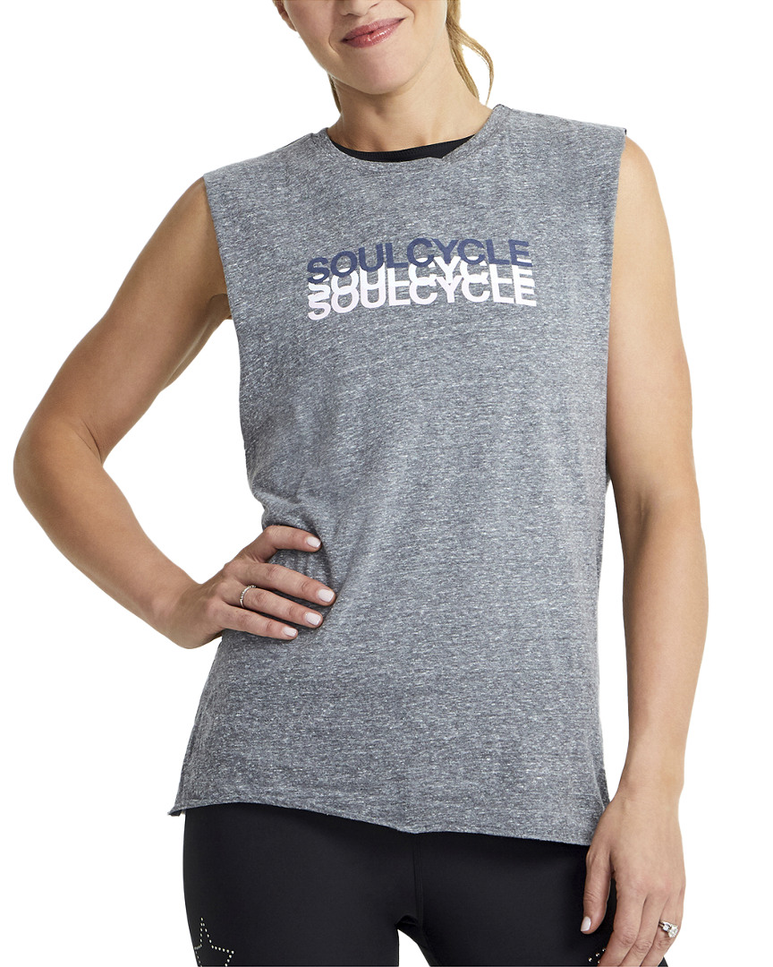 Image of SOUL by SoulCycle Heather Grey Tank Top