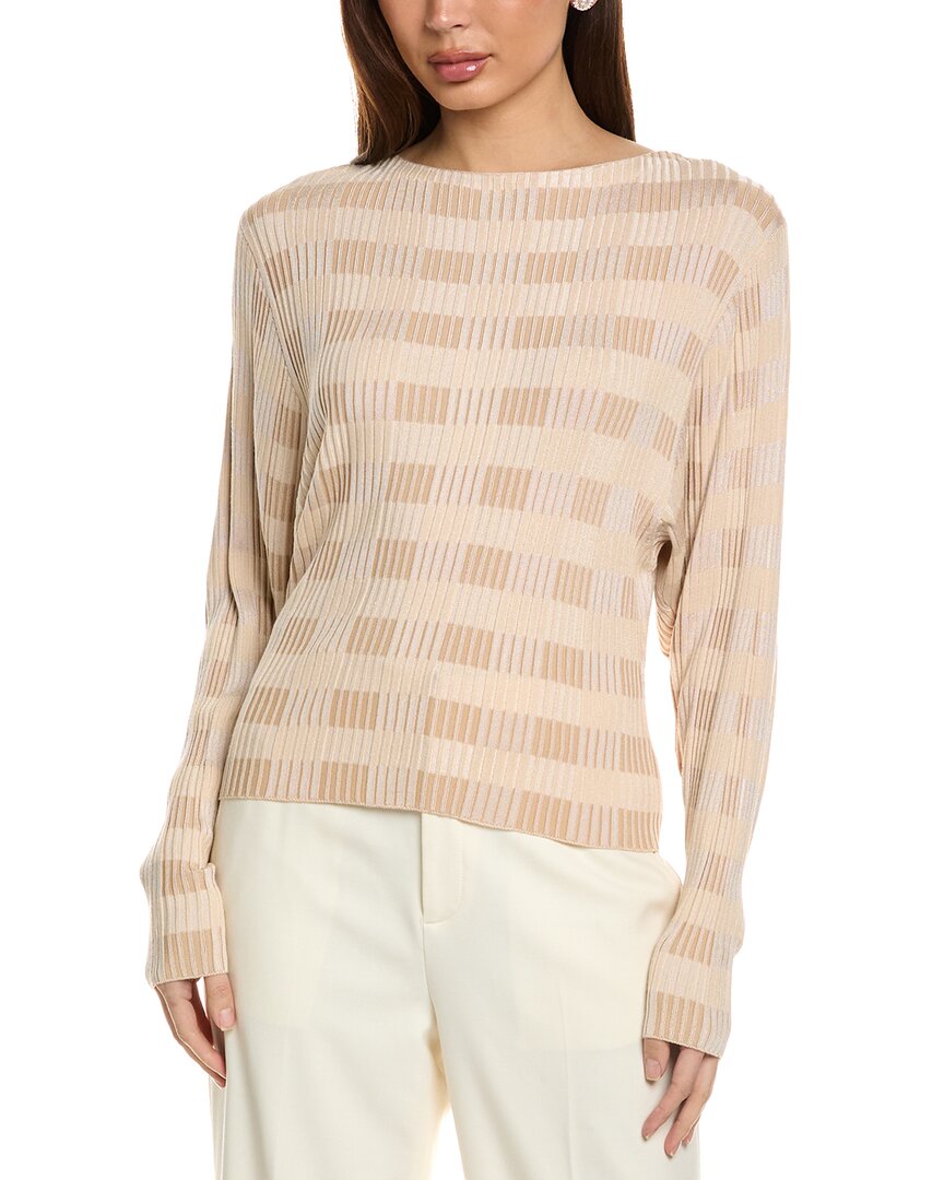 LAFAYETTE 148 LAFAYETTE 148 NEW YORK VOLUMINOUS SLEEVE BATEAU NECK SWEATER