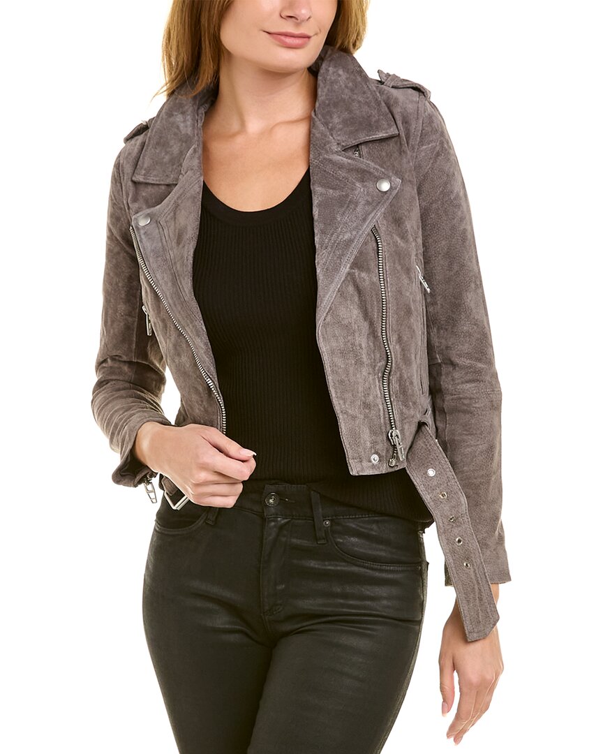 Blanknyc Suede Moto Jacket In Nocolor