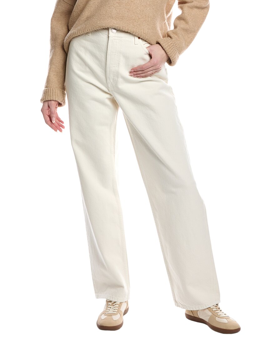 Re/done The Shortie Vintage White Jean In White