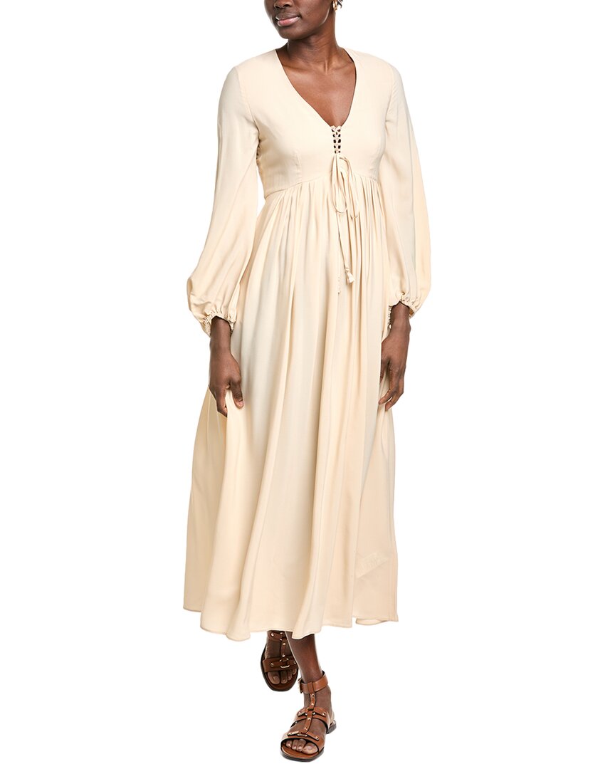 Weekend Max Mara Guelfi Maxi Dress In White