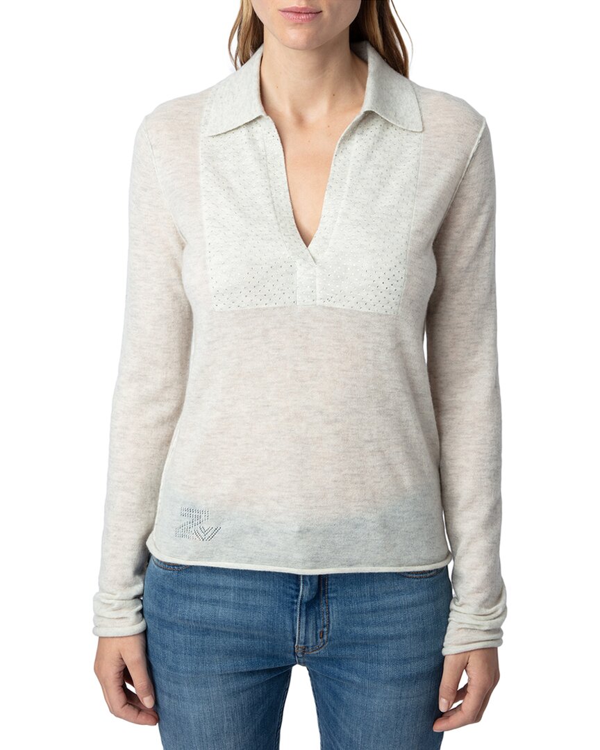 Zadig & Voltaire Sally Rhinestone-embellished Cashmere Jumper