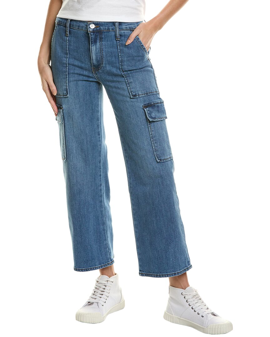 Hudson Jeans Rosalie Gidget Wide Leg Cargo Jean In Blue