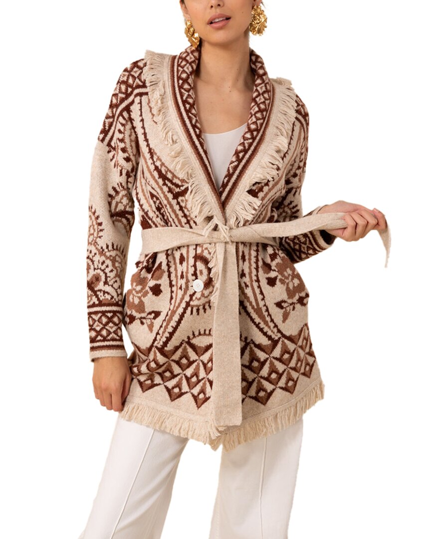 Hale Bob Alessandra Wool-blend Cardigan