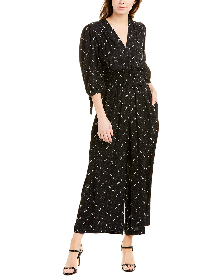Image of Rebecca Taylor Alicia Silk Jumpsuit