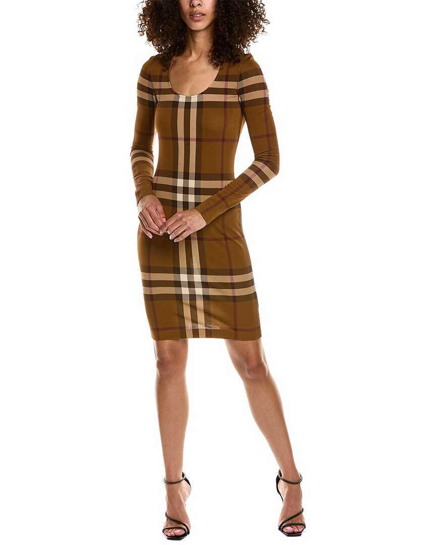 Burberry Pieper Dress In Brown