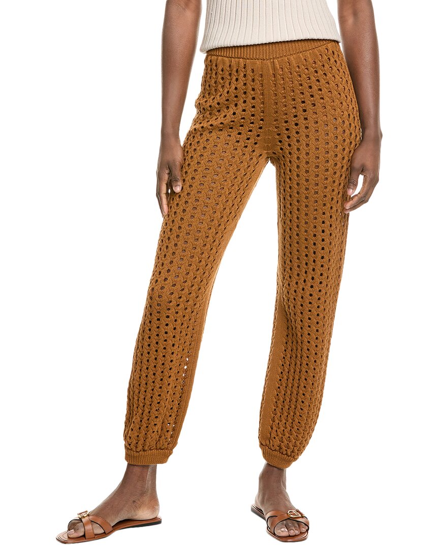 Max Mara Cecina Pant In Brown