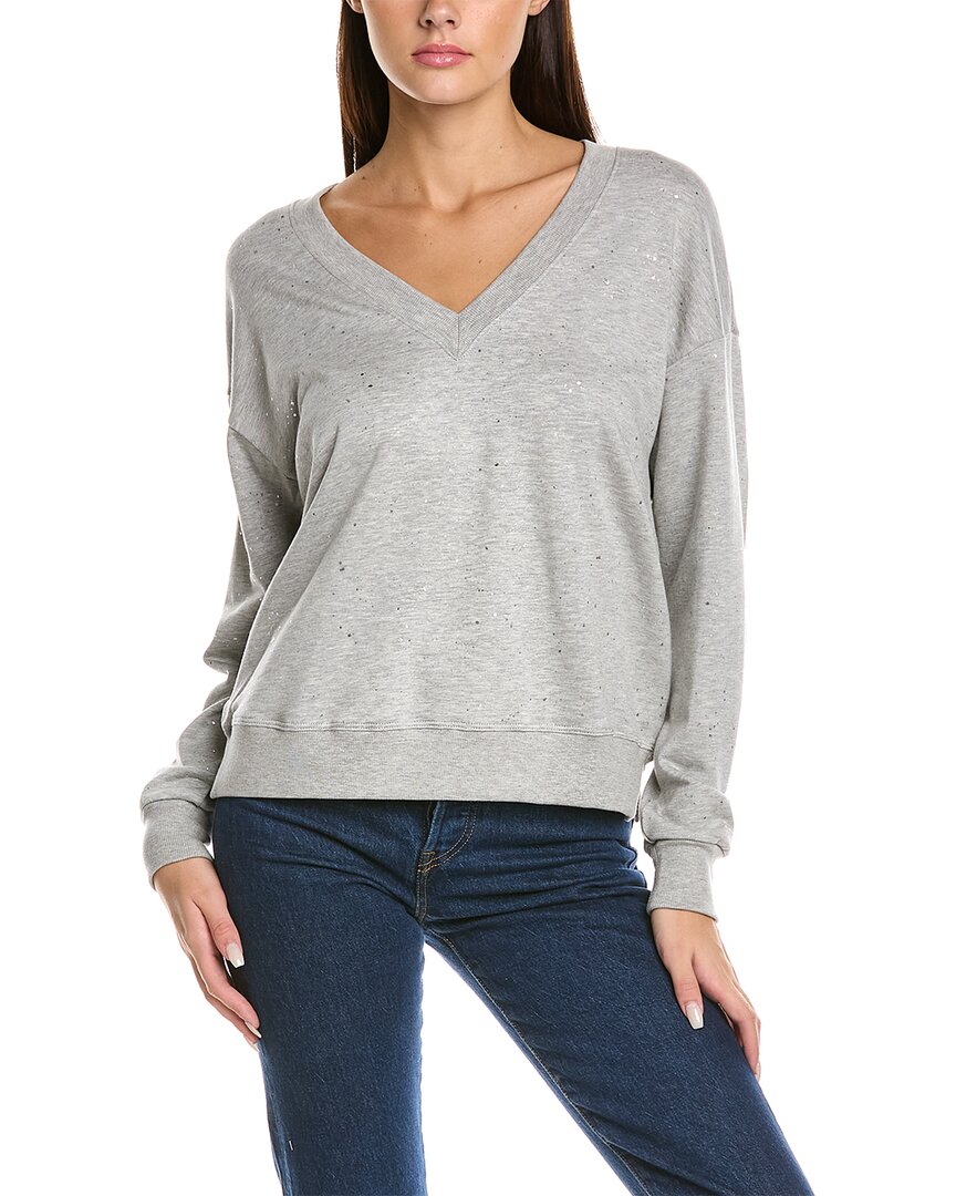 Michael Stars Linnea Sweatshirt In Grey