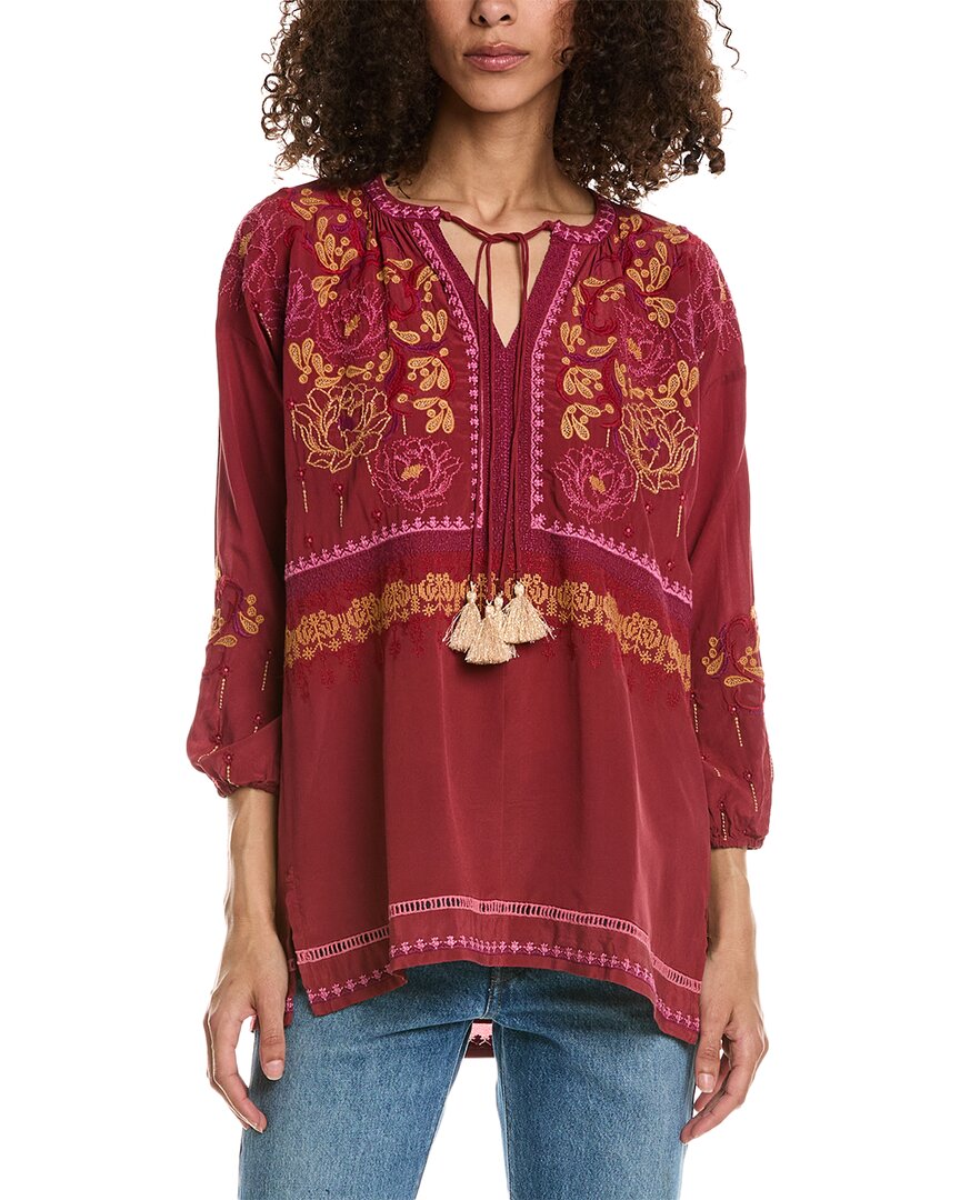 JOHNNY WAS JOHNNY WAS PEYTON SILK TUNIC
