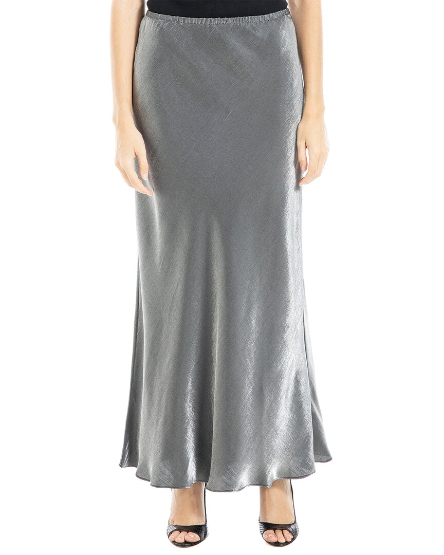Max Studio Bias Cut Satin Midi Skirt