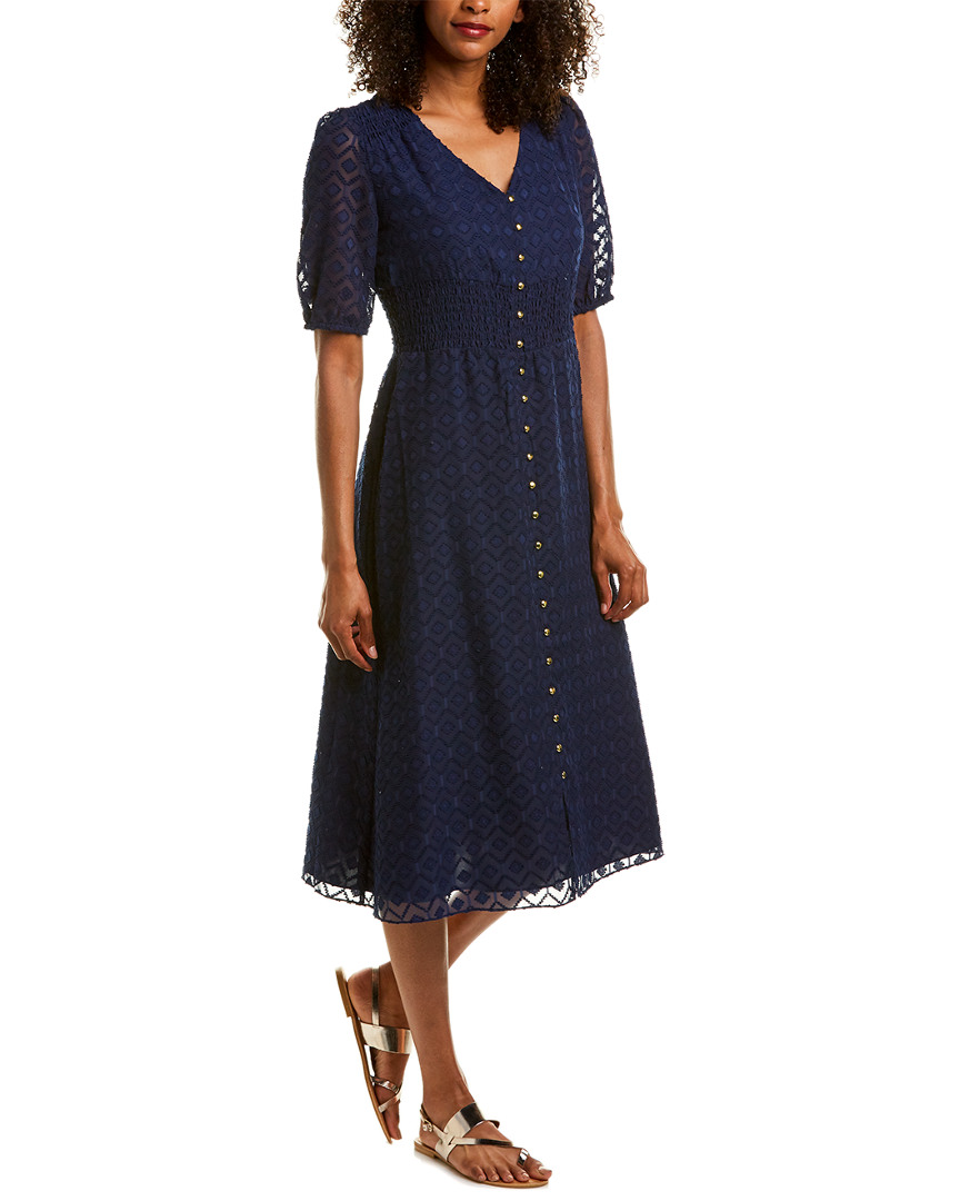 Image of Sail to Sable Button Front Midi Dress
