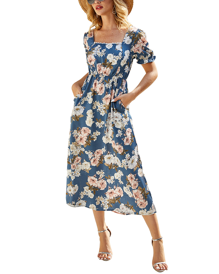 Michel Laperle Midi Dress Women's 6 4800815663119 | eBay