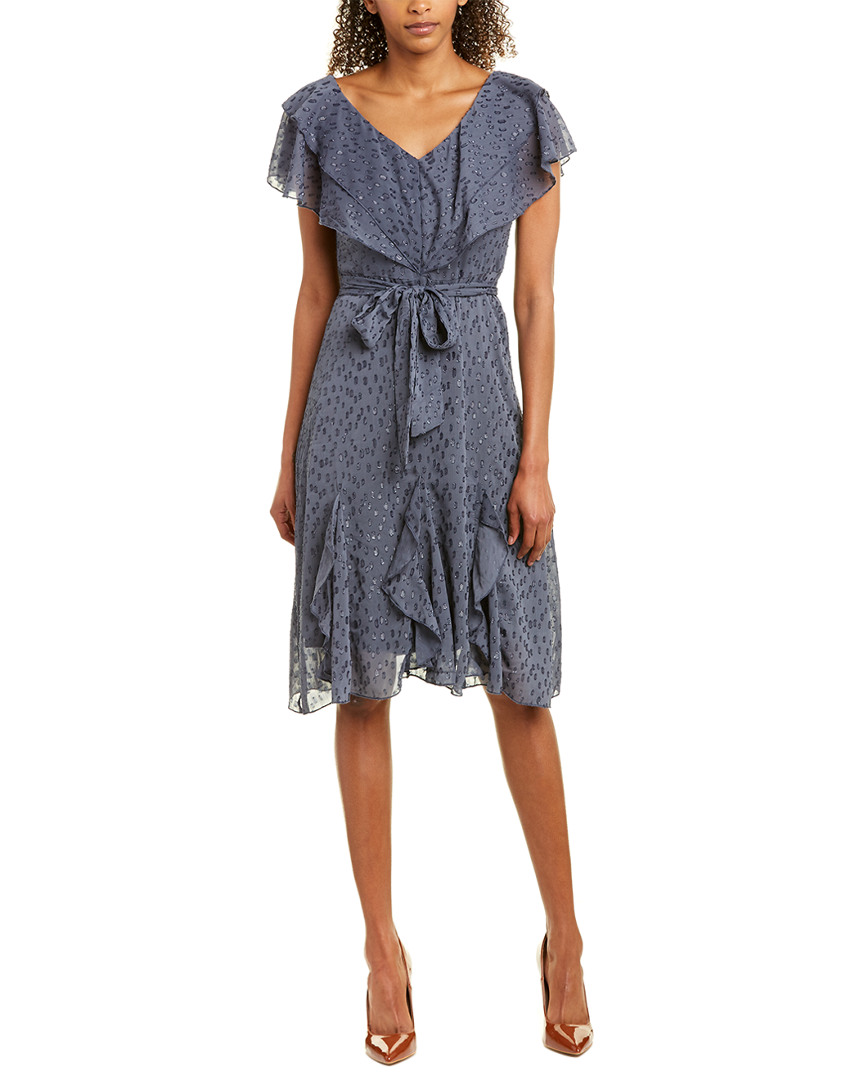 Image of Bishop + Young Moody Blue Midi Dress