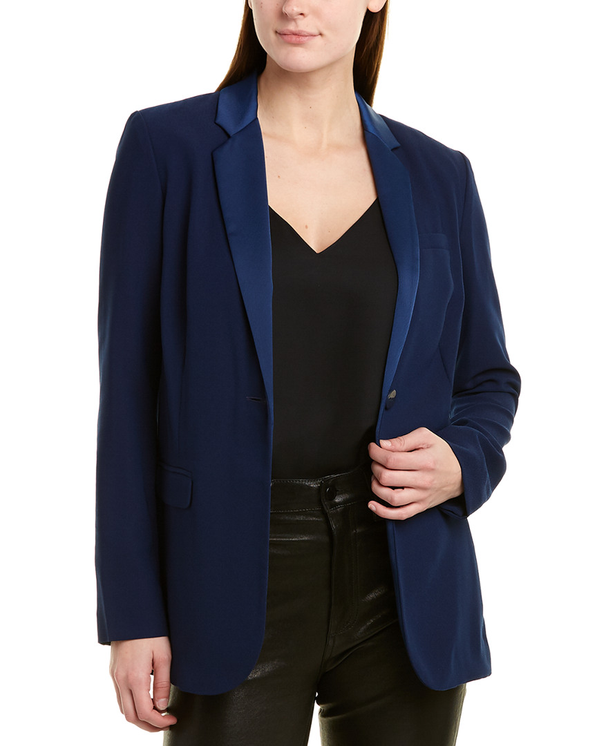 Diane Von Furstenberg Vintage Jacket Women's Blue 00 889079835689 | eBay