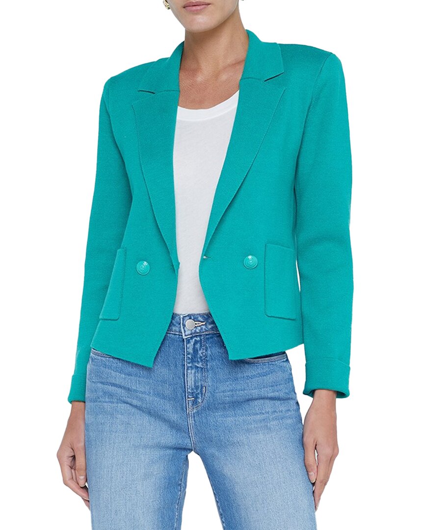 Shop L Agence L'agence Sofia Knit Blazer