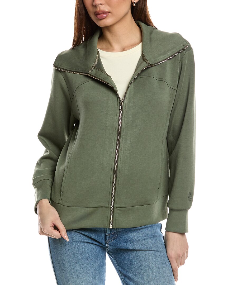 Tommy Bahama Palm Voyage Full Zip Jacket In Green