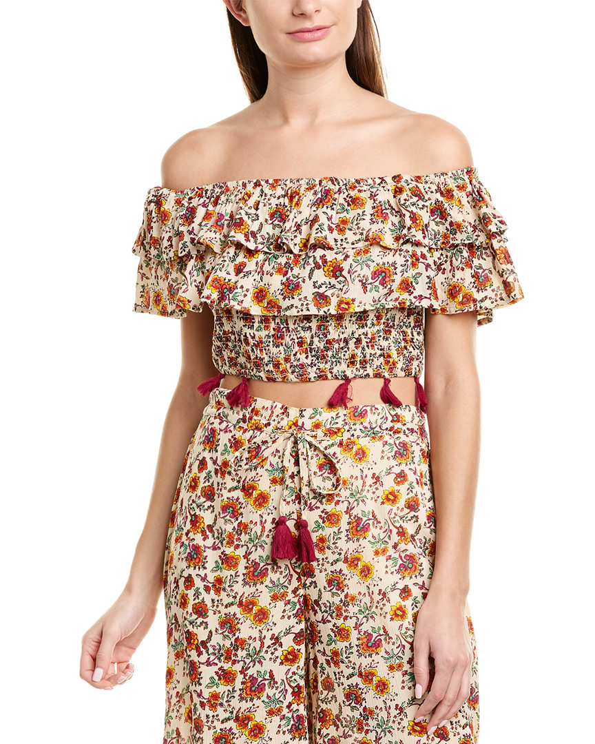 Image of RAGA Myrna Smocked Top