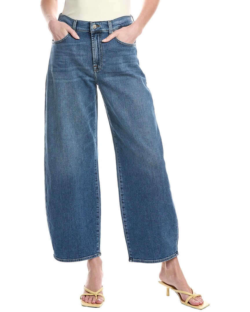 7 For All Mankind Bonnie Agadir Curvilinear Jean In Black