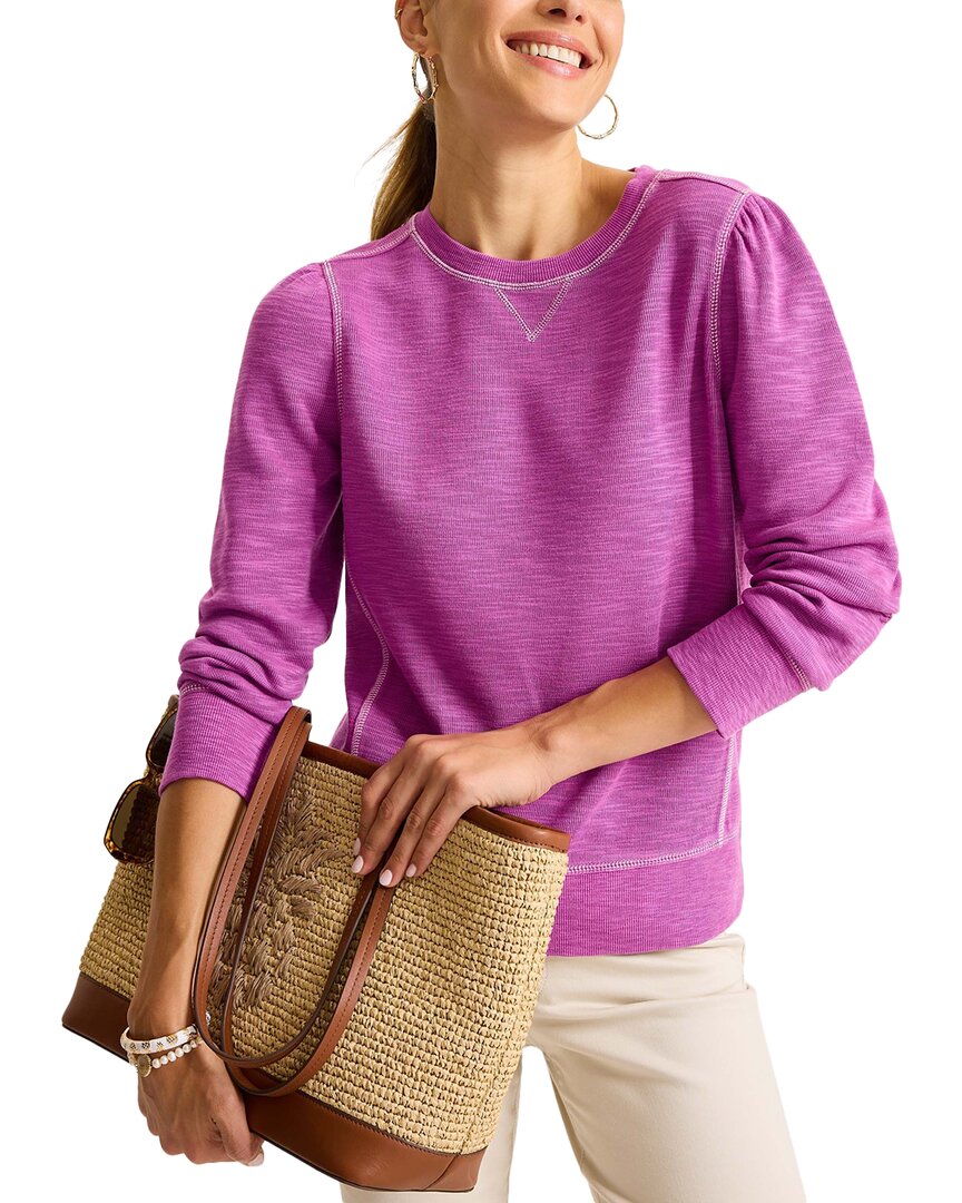 Tommy Bahama Tobago Bay Crewneck Sweatshirt In Purple
