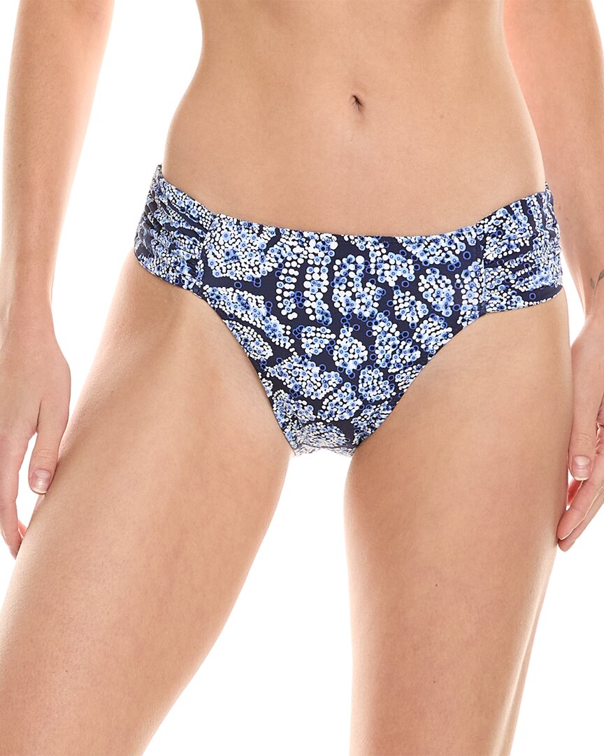 Tommy Bahama Playa Brava Reversible Hipster Bikini Bottom In Blue
