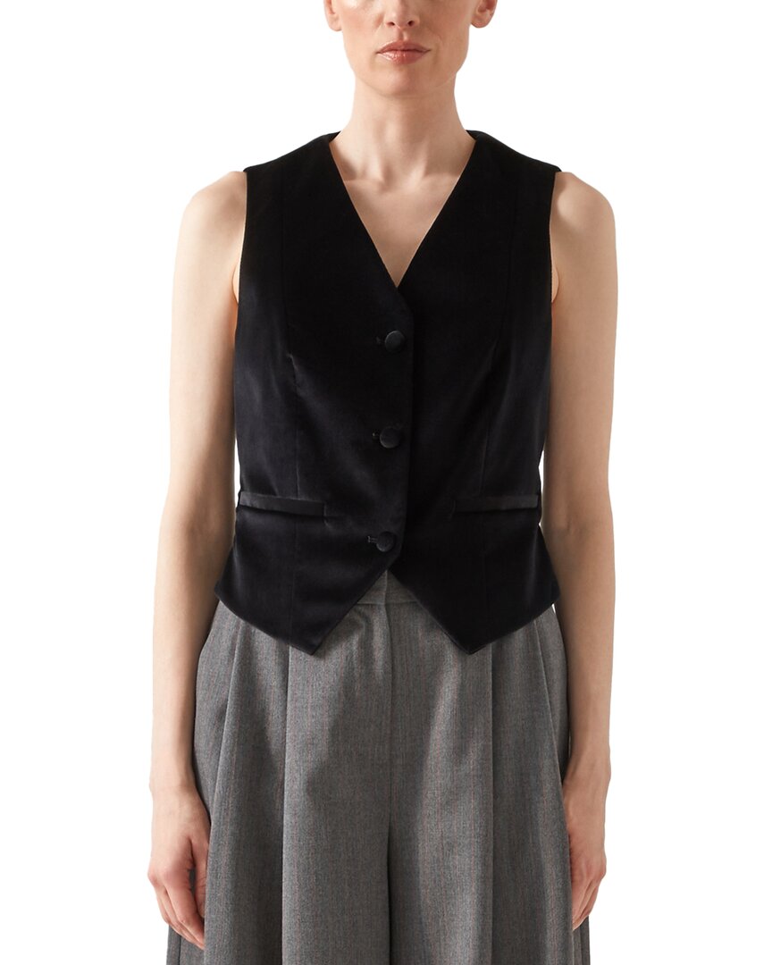 Lk Bennett Ami Jacket In Black