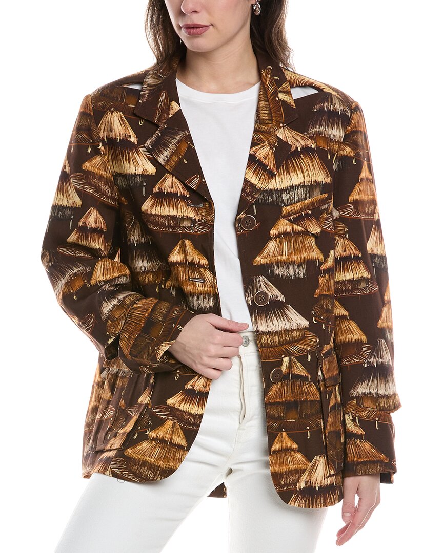 FARM RIO FARM RIO CUTOUT BLAZER
