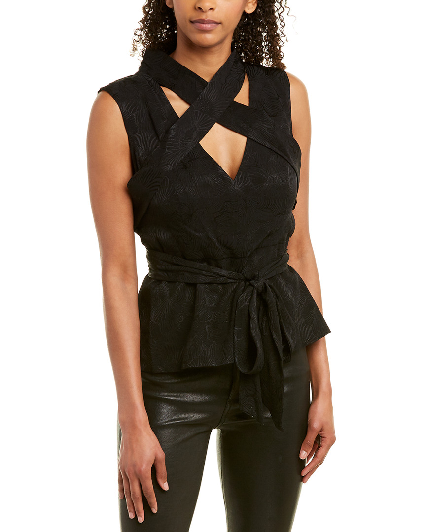 Image of BCBGMAXAZRIA Jacquard Blouse