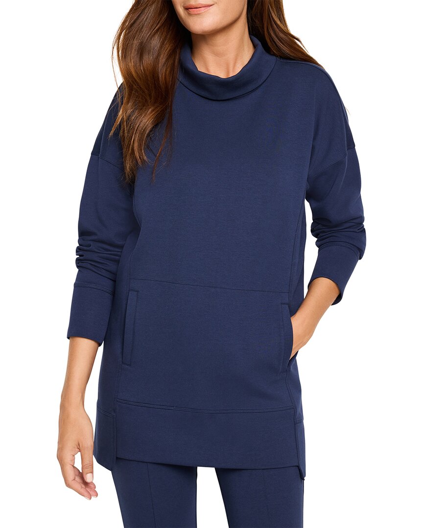 Nic + Zoe Seamed Scuba Funnel Neck Tunic