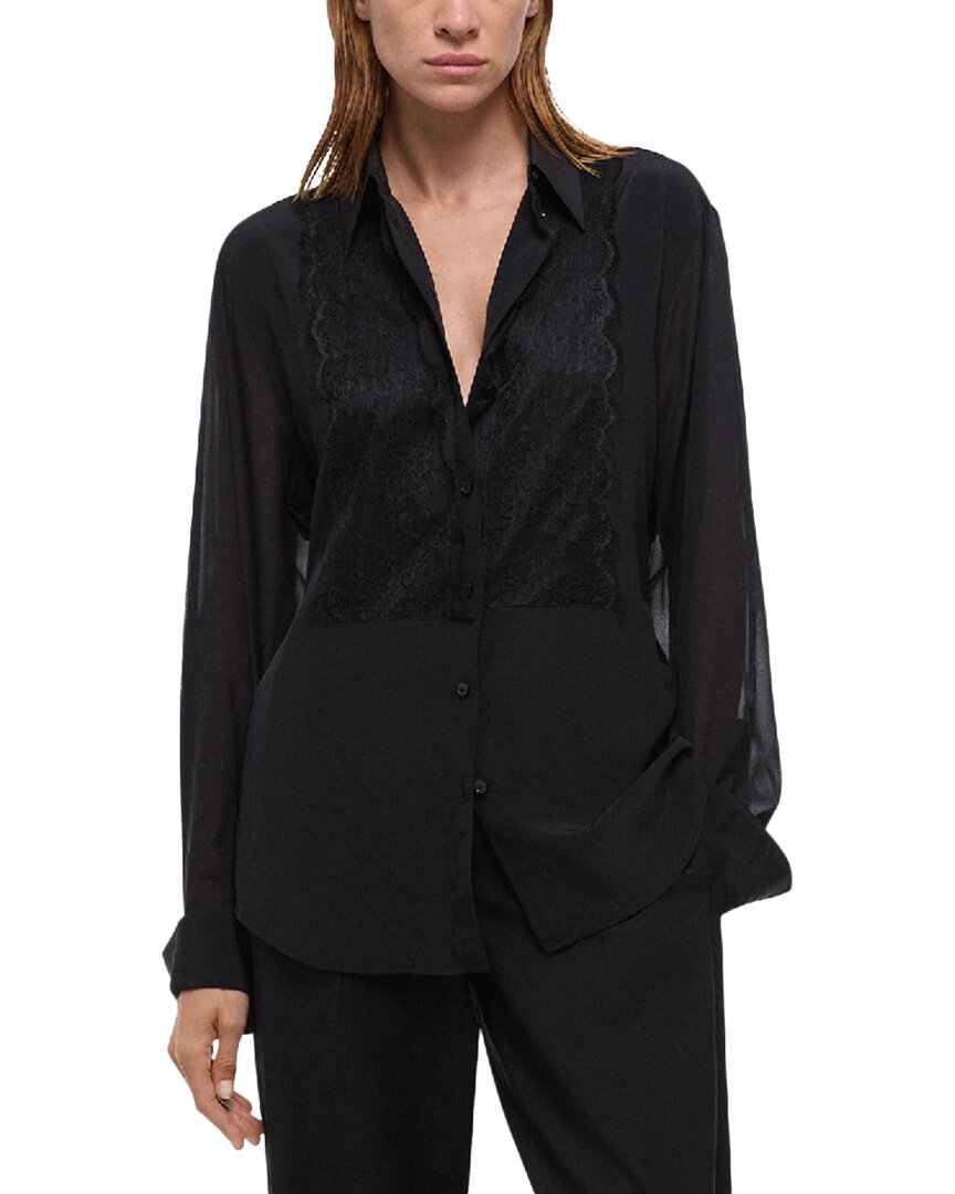 Helmut Lang Lace Relaxed Shirt