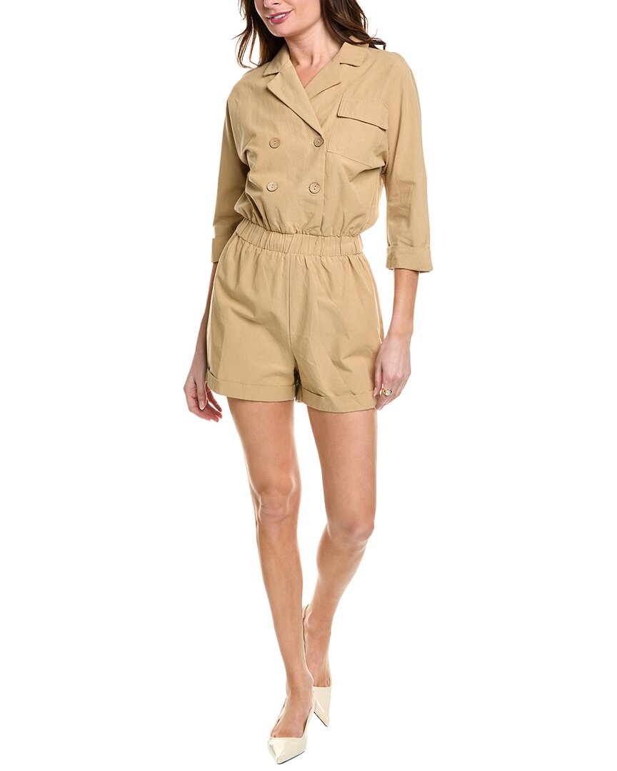 Hashttag Romper In Brown