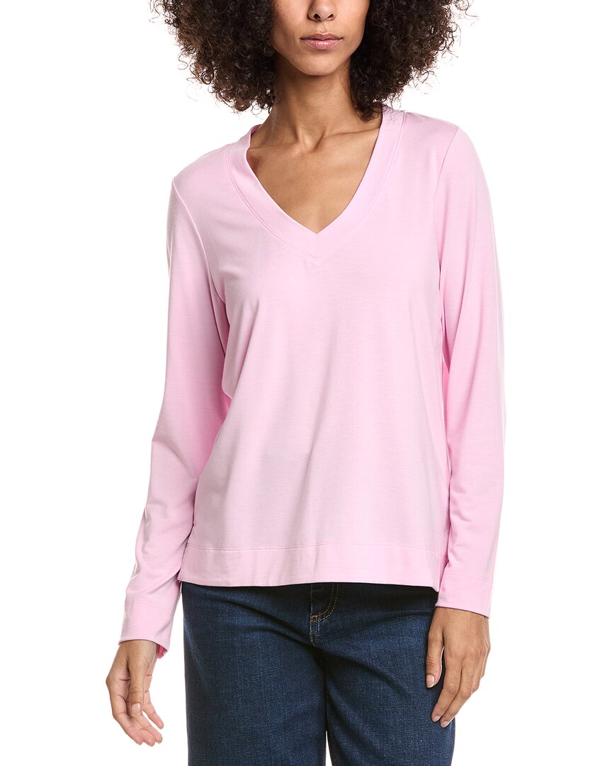 Tommy Bahama Kauai Jersey V-neck T-shirt In Pink
