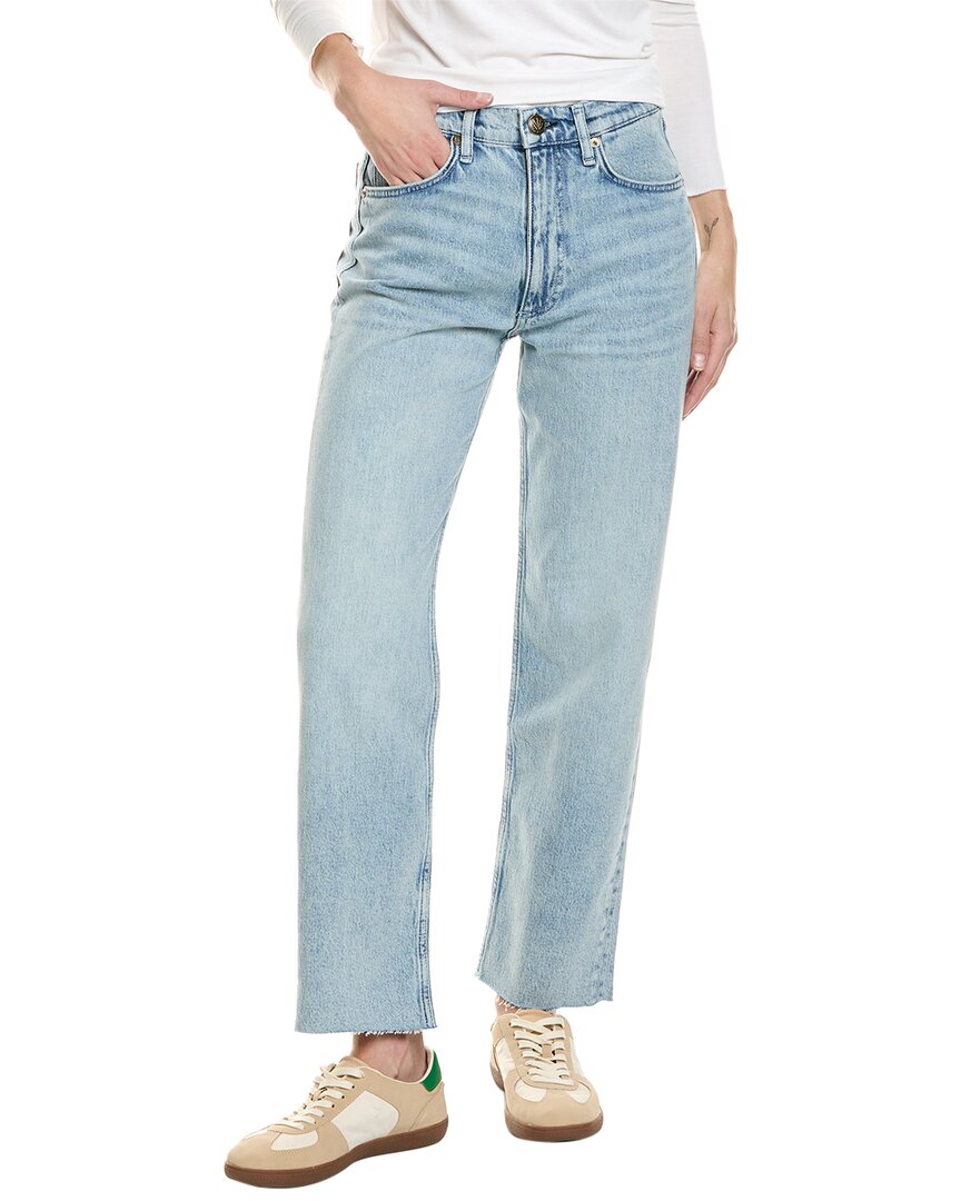Rag & Bone Harlow Relaxed Straight Leg Jeans In Blue