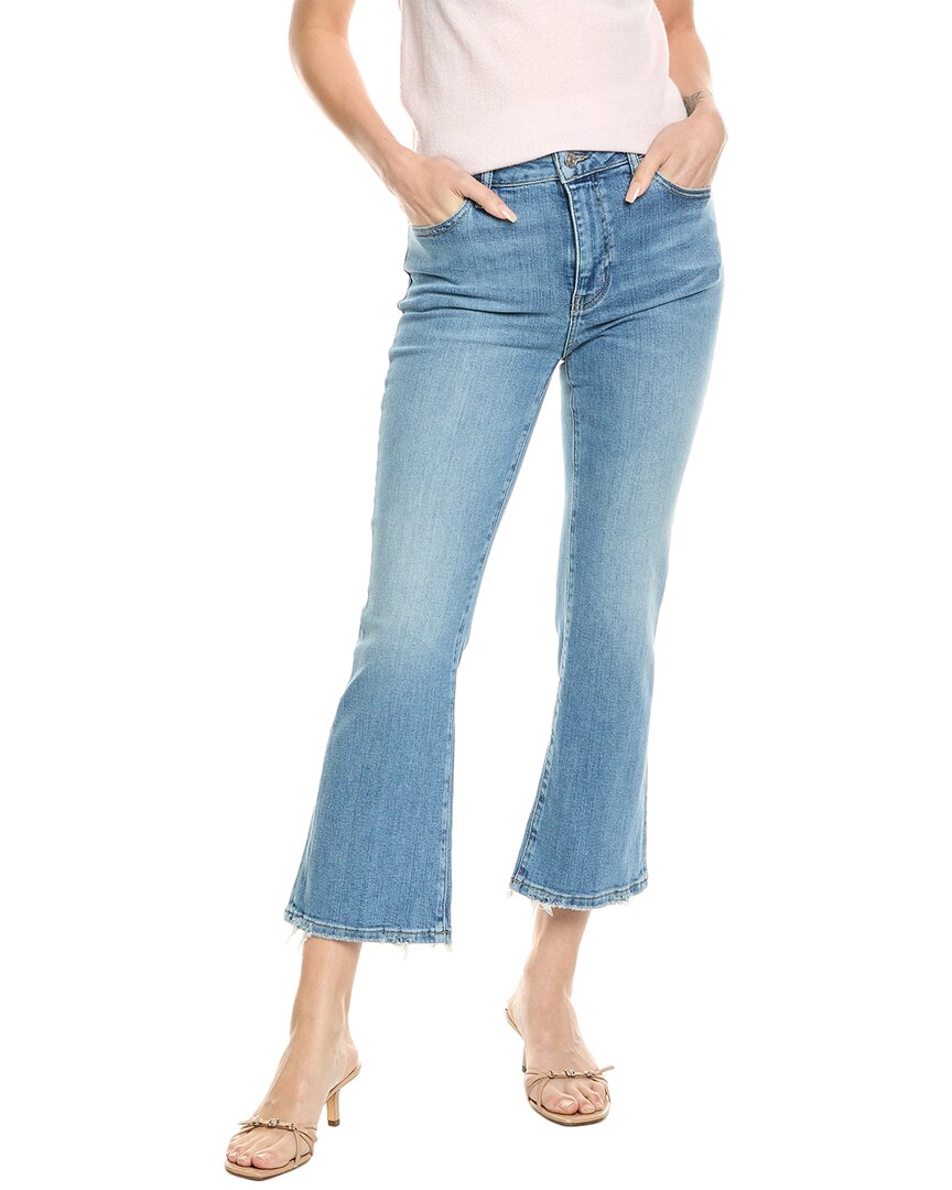 Frame Denim Le Crop Whimsy Mini Boot Jean In Blue